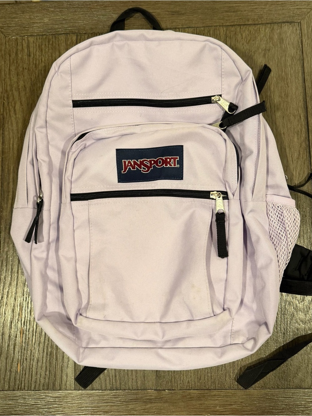 JanSport SuperBreak Backpack Lavender/Lilac Bookbag School Travel Everyday Bag